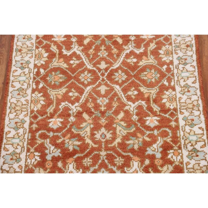 Kashan Oriental Foyer Rug Handmade Wool Carpet - 3'0"x 5'0"
