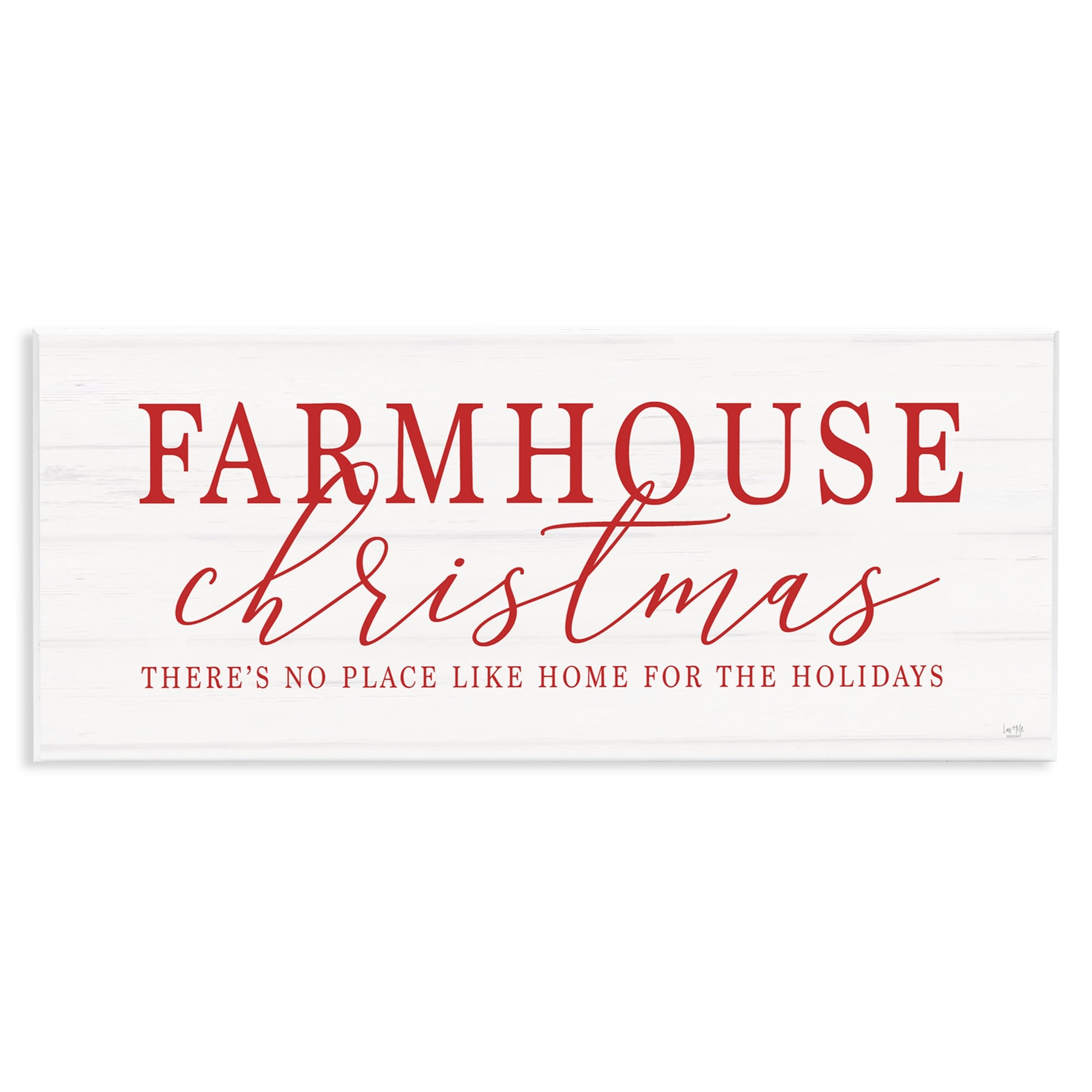 Stupell Farmhouse Christmas No Place Like Home Wall Plaque Art Design By Lux + Me Designs