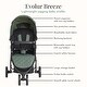 preview thumbnail 4 of 10, Evolur Breeze Stroller, Adjustable Backrest & Canopy, Compact Fold Lightweight Baby/Toddler Stroller with Storage Basket