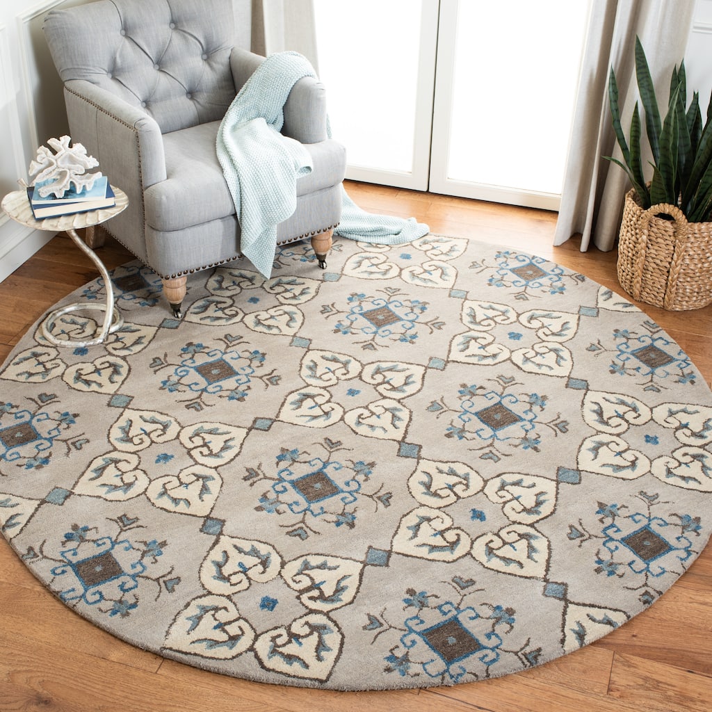 SAFAVIEH Handmade Wyndham Tawana Modern Wool Rug