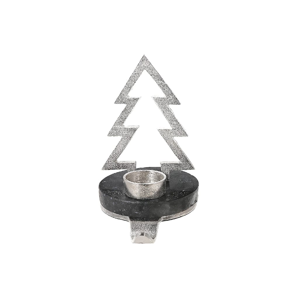 Christmas Tree With Tealight Stocking Holder