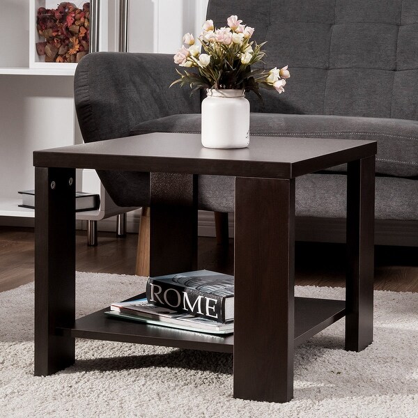 Shop Costway End Table Square Coffee Tea Sofa Side Living