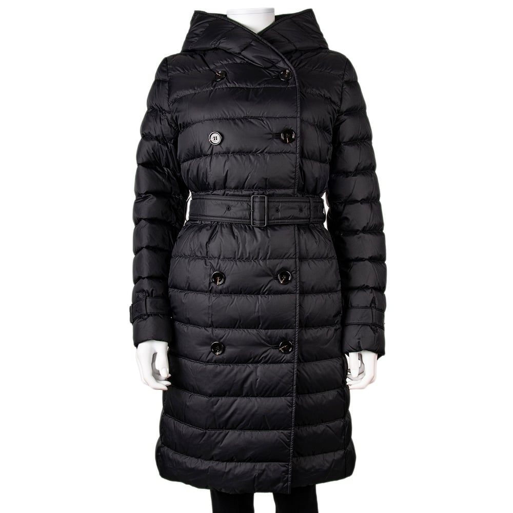 Burberry Witley Belted Long Puffer Coat
