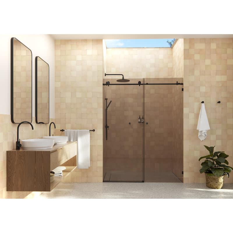 Glass Warehouse BTSLD-60 Equinox 78" High x 60" Wide Sliding Frameless