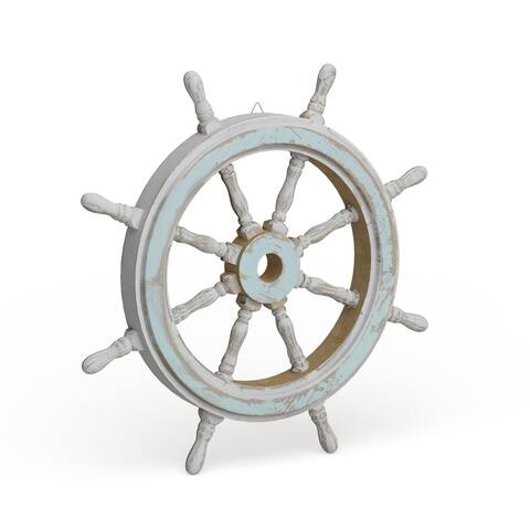 White Fir Coastal Wall Decor Transportation 24 x 24 x 2