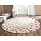preview thumbnail 19 of 121, SAFAVIEH Dip Dye Marybeth Hand-tufted Wool Chevron Area Rug