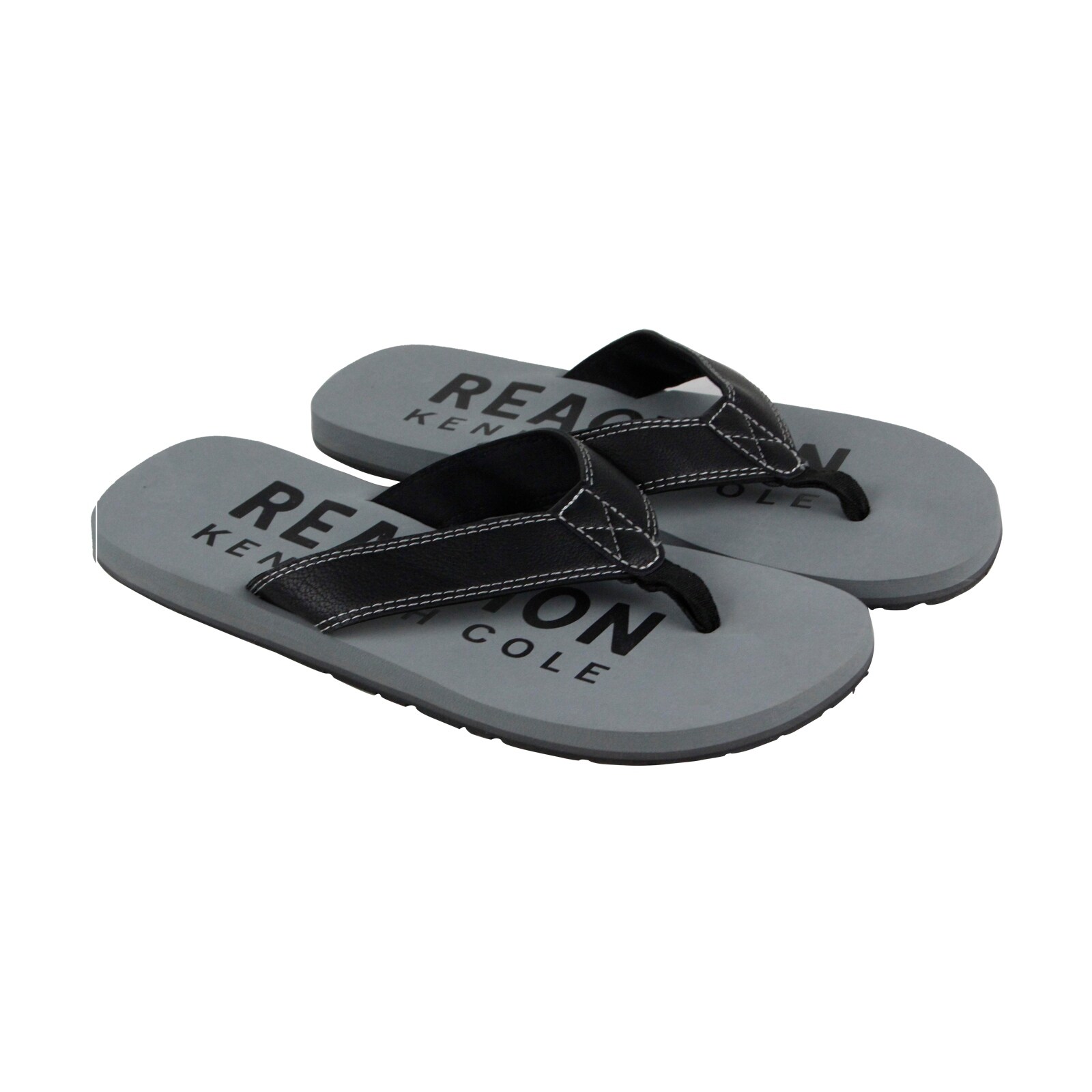 kenneth cole men's leather flip flops