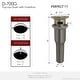 preview thumbnail 5 of 12, Single Handle Bathroom Faucet with Pop-up Bathroom in Brushed Gold