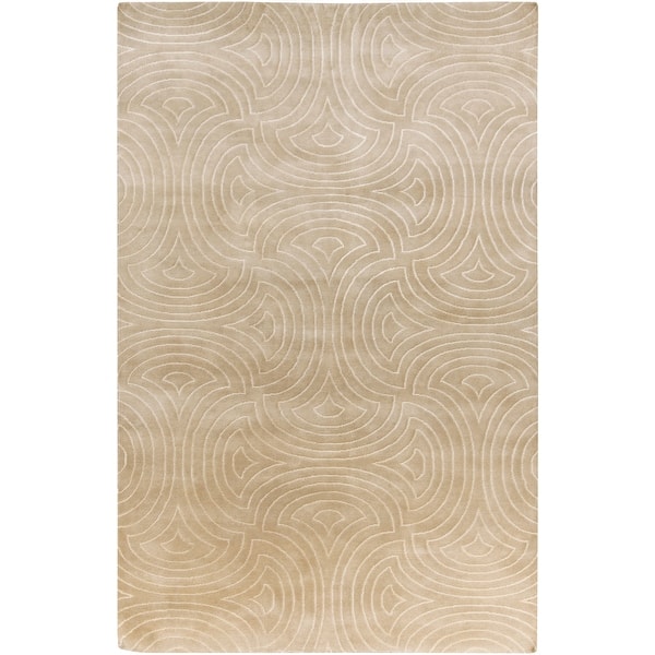 Hand Knotted Rhonda Geometric Pattern Area Rug Overstock 9803983