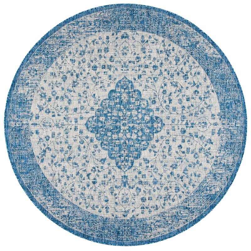 SAFAVIEH Courtyard Boud Indoor/ Outdoor Waterproof Patio Backyard Rug