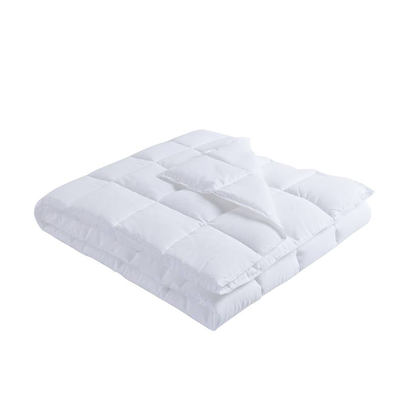 Water and Stain Resistant Bacteria Inhibiting Throw Blanket, 50" x 70" - White