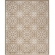 preview thumbnail 31 of 129, Nourison Jane Floral Medallion Indoor only Area Rug 4' x 6' - Taupe