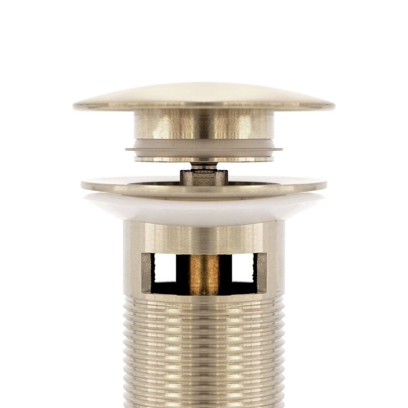 Pop Up Drain assembly with Cap with Overflow For under mount Installation