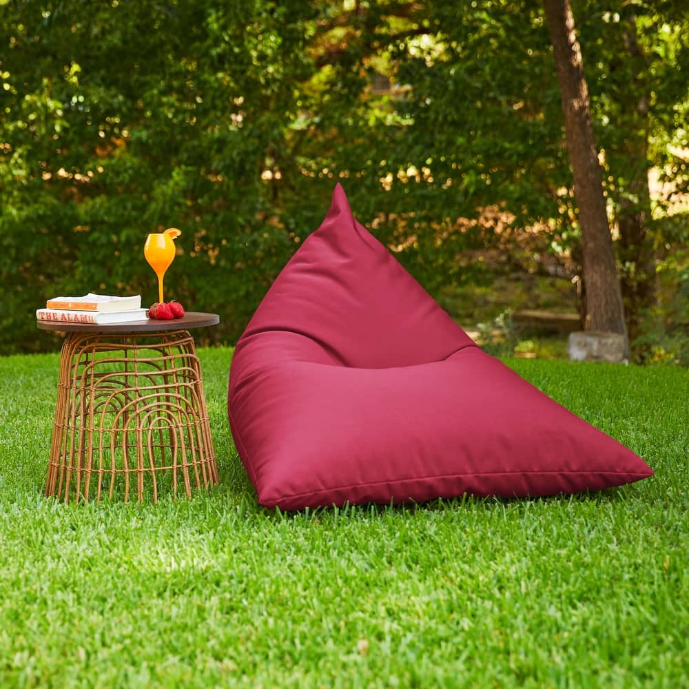 Sorra Home Sunbrella Outdoor Bean Lounger - 54 in W x 38 in W x 21 in H