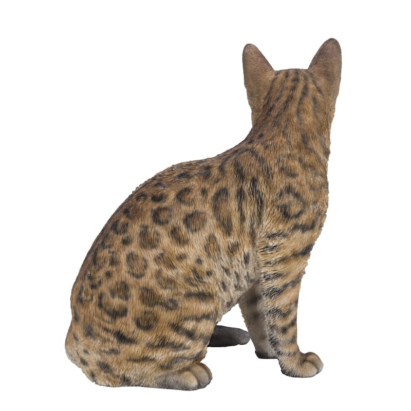 Sitting Bengal Cat Statue