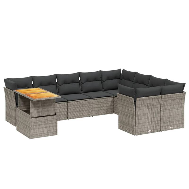 vidaXL Garden Sofa Set - 21.7 x 39.4 x 28.7