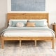 preview thumbnail 2 of 8, Queen Platform Kids Bed Frame with Headboard, Easy to Assemble, Espresso