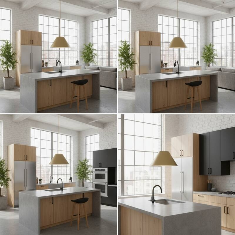 22 inch Integrated LED Pendant Light Diameter 5 Color Temperature Dimmable