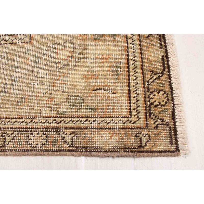 ECARPETGALLERY Hand-knotted Antalya Vintage Burnt Orange Wool Rug - 8'0 x 11'2