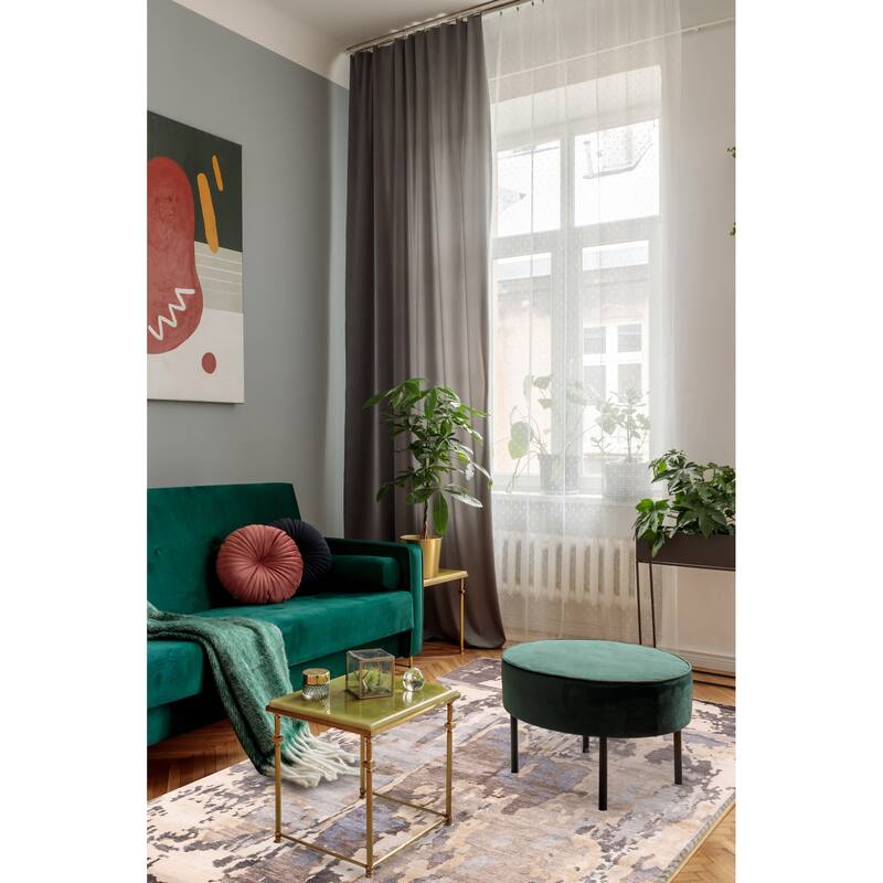 ECARPETGALLERY Hand-knotted Legacy Dark Grey Silk Rug - 6'7 x 10'3