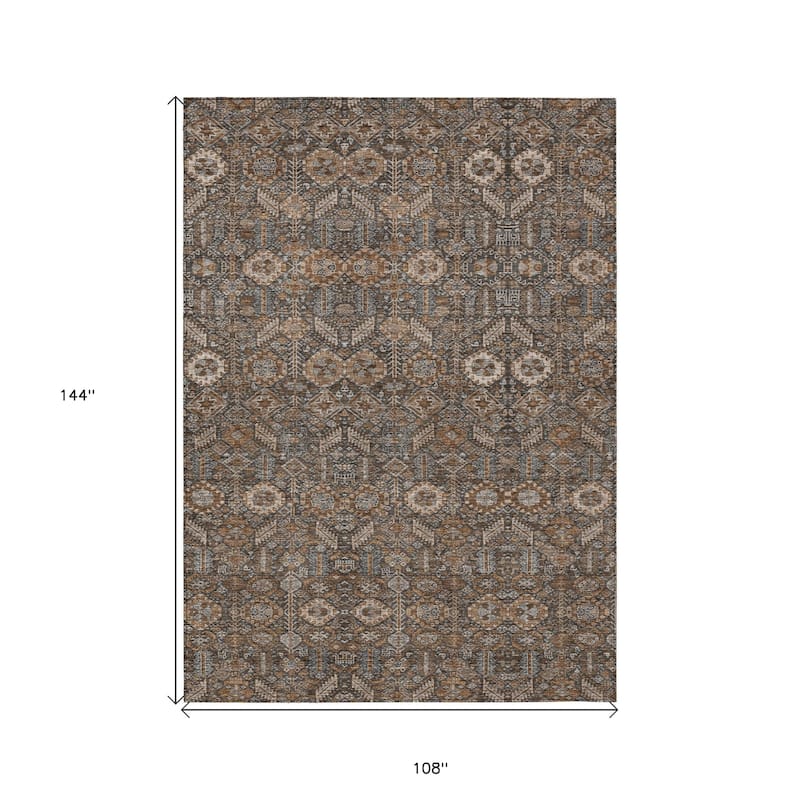 Almov Botanic Elegance Weather Resistant Versatile Elegance Outdoor Rug