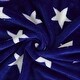 preview thumbnail 3 of 1, Fleece Plush Blanket Queen Size Blue Star