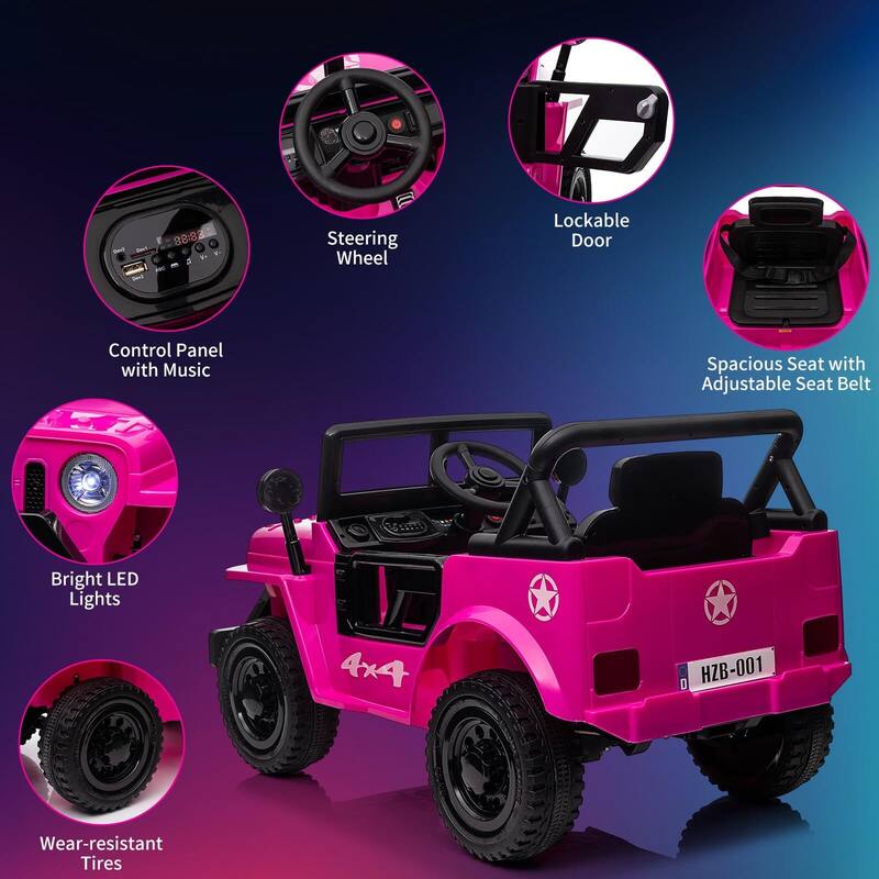 12V Electric Ride On Truck Car with Remote Control