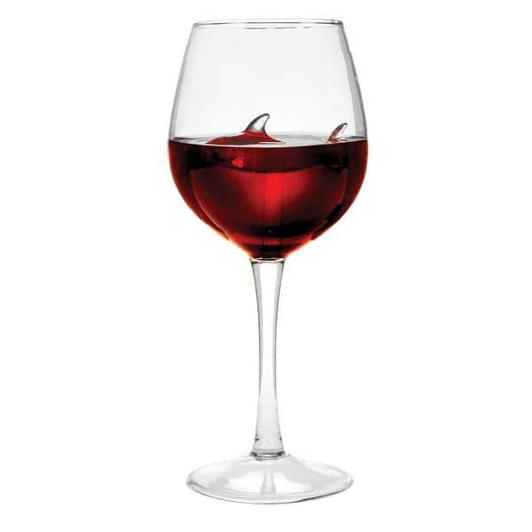 Shark Wine Glass - Funny Aerating Stemware Holds 8 Ounces, Decorative -  Clear - Bed Bath & Beyond - 31792487