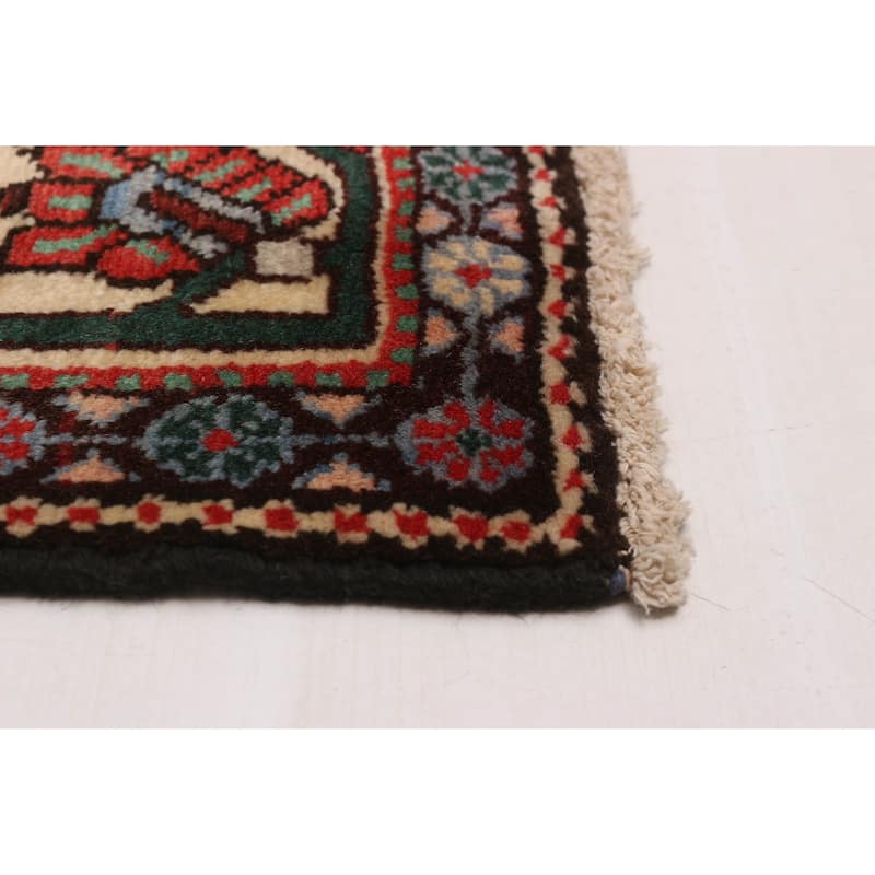 ECARPETGALLERY Hand-knotted Kayseri Dark Navy Wool Rug - 5'6 x 9'6