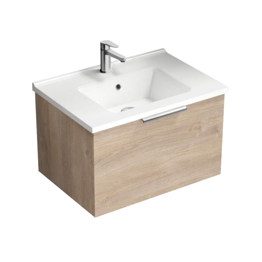 Nameeks Bodrum-2618-W Bodrum 24" Wall Mounted Single Basin Vanity Set