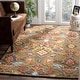 preview thumbnail 9 of 121, SAFAVIEH Fiorello Handmade Blossom French Country Wool Area Rug 10' Square - Green/Multi - Square
