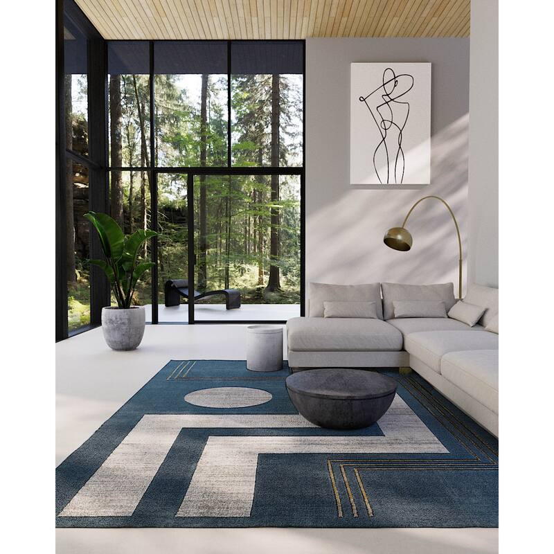 ECARPETGALLERY Machine Woven Erisa Contemporary/Modern Area Rug