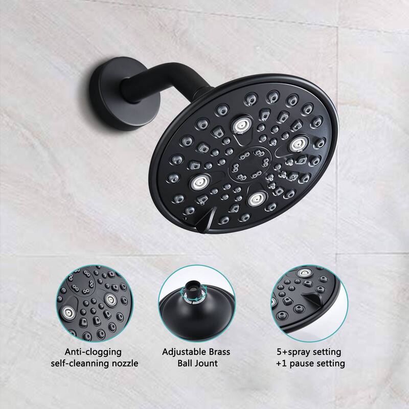 Vanityfair Tub Spout and Shower Kit, SingleHandle Tub Spout and 5