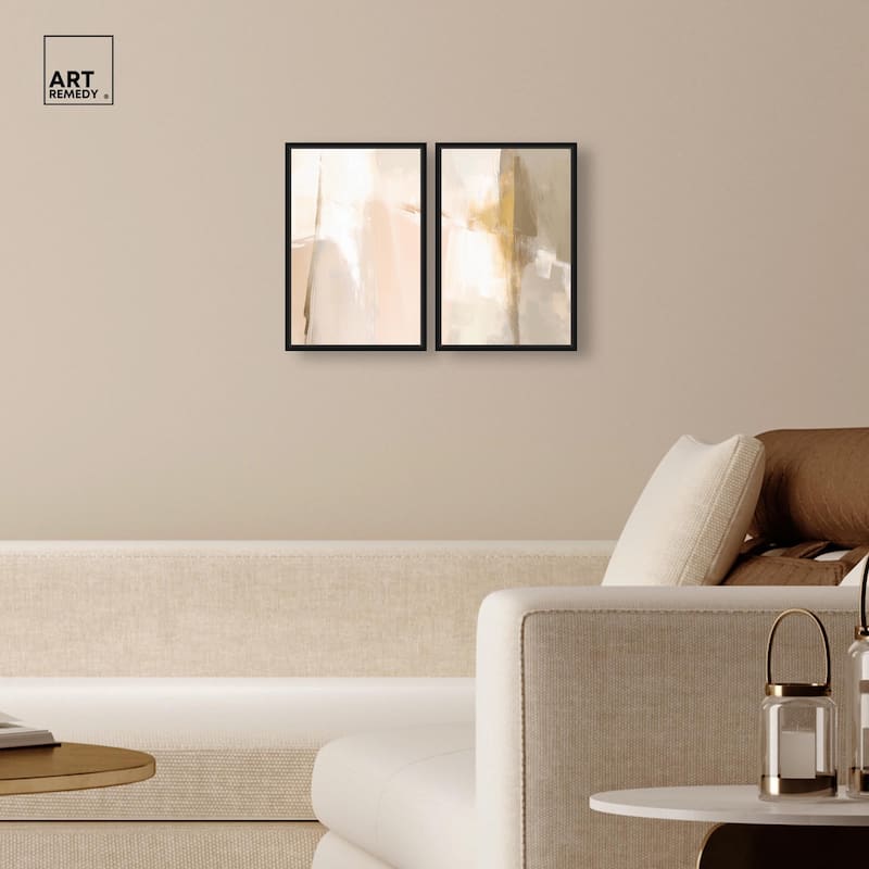 Meditative Hues II Canvas Set of 2 by Art Remedy