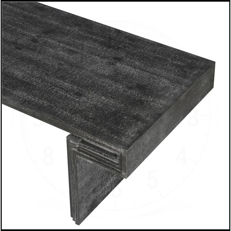 Double-Tier American Vintage Industrial Coffee Table