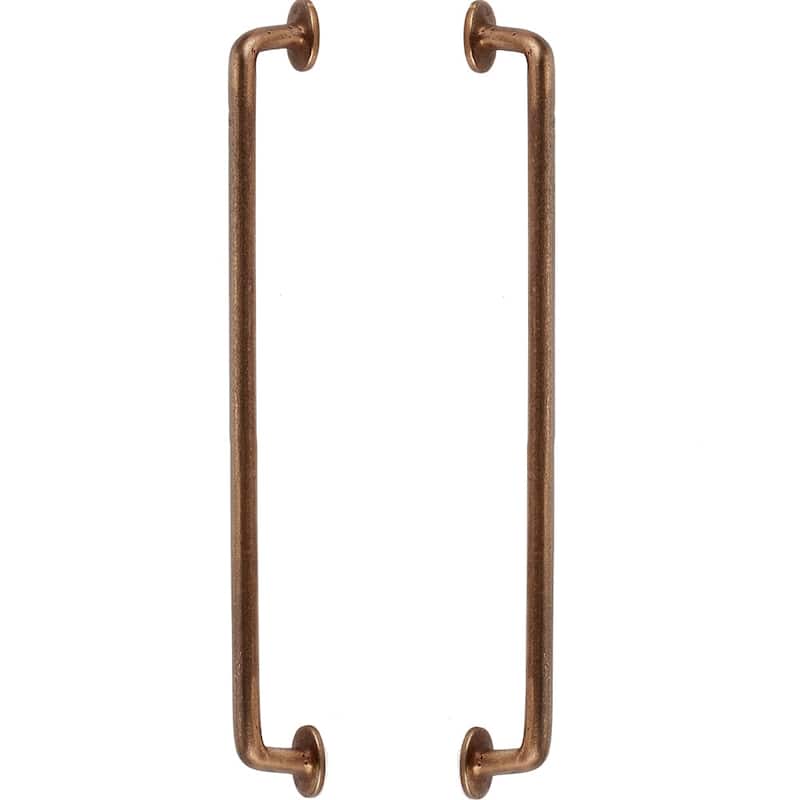 Alno Sierra Rustic 10 Inch Center to Center Back to Back Door Pulls - Rust Bronze