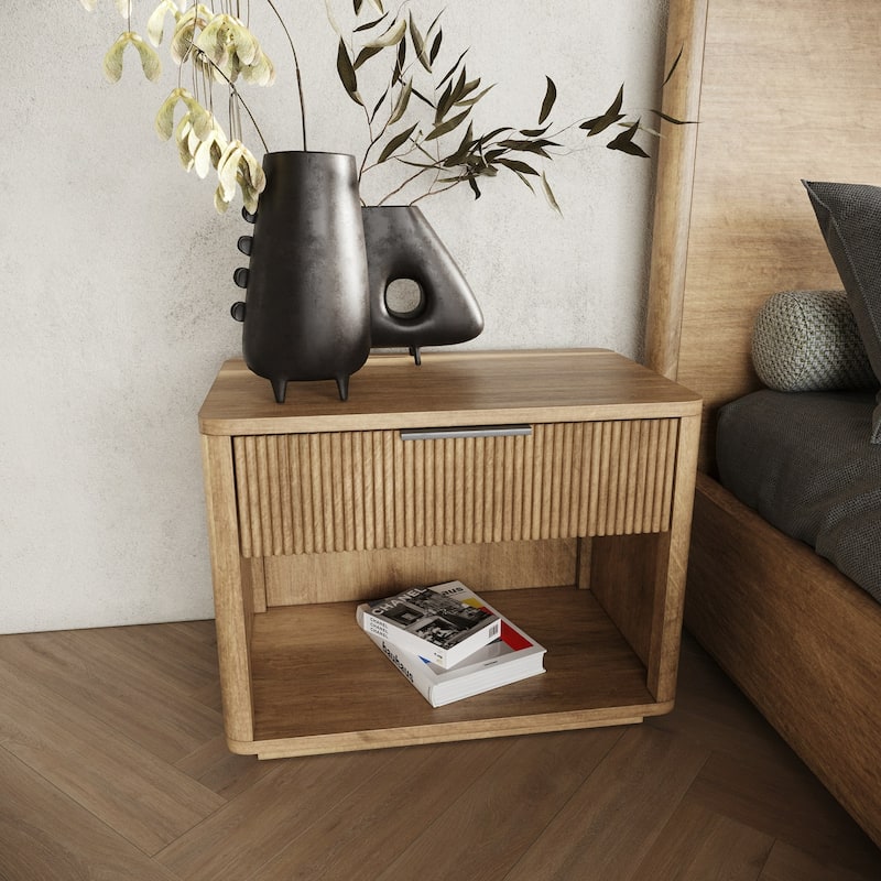 Nova Domus Santa Monica Modern Natural Oak Nightstand