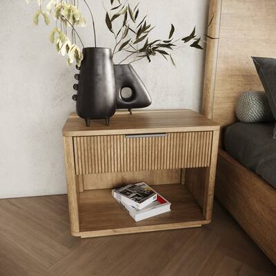Nova Domus Santa Monica Modern Natural Oak Nightstand