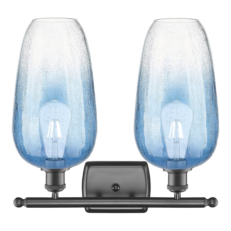 Innovations Lighting Endless Possibilities Ballston - Brookhaven Flute - 2 Light 17" Bath Vanity Light