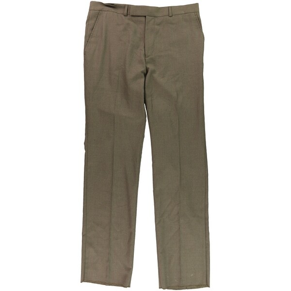 tan slim fit dress pants