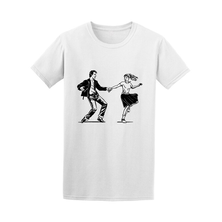 Shop Retro Swing Dancing Tee Men S Image By Shutterstock Free