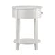 preview thumbnail 31 of 55, Fillmore 1-Drawer Oval Wood Shelf Accent End Table by iNSPIRE Q Modern