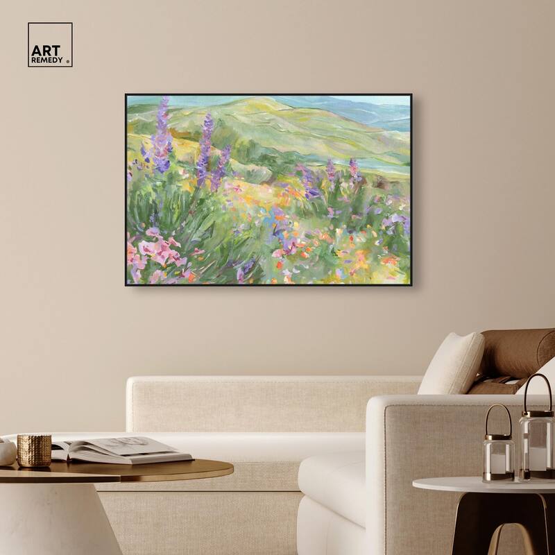 Blooming Fields Canvas by Art Remedy