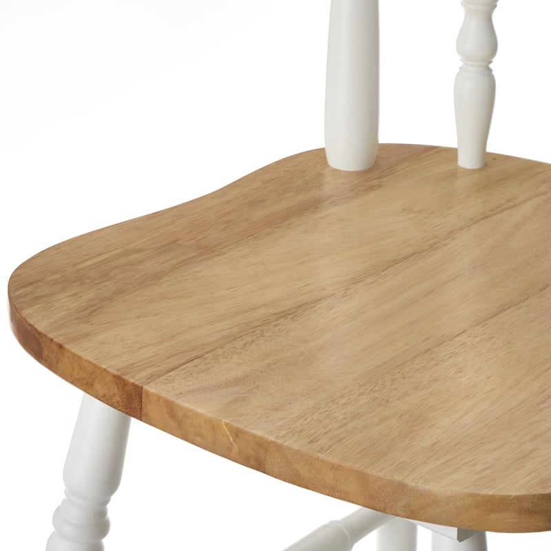 Lifestorey Isabella Solid Wood Spindleback Dining Chair (Set of 2)