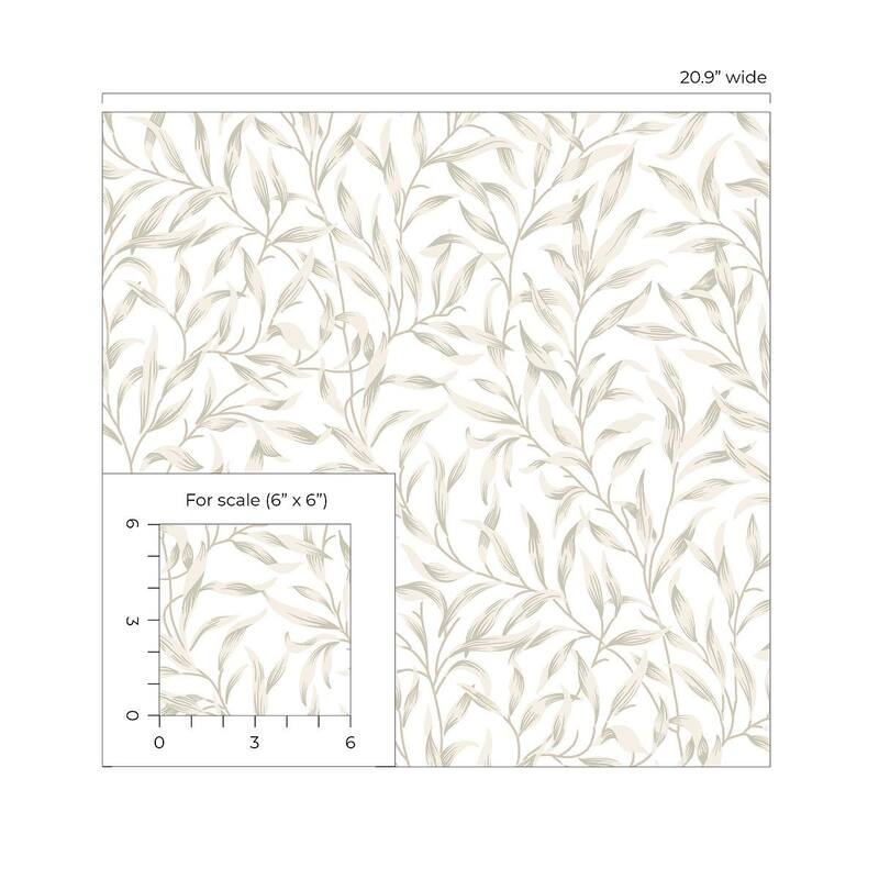 NextWall Willow Trail Peel and Stick Wallpaper