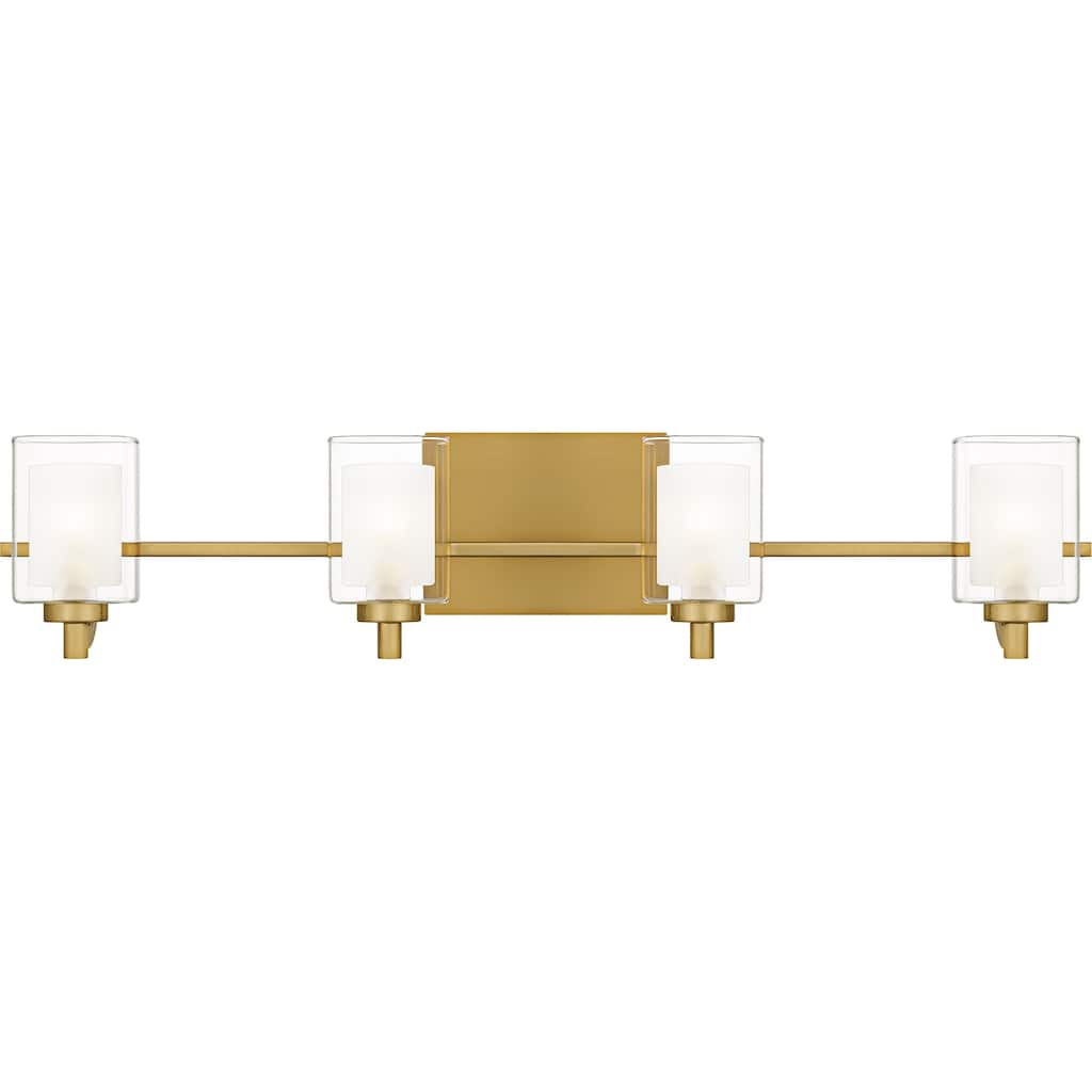 Kolt 4-Light Brushed Gold Bath Light