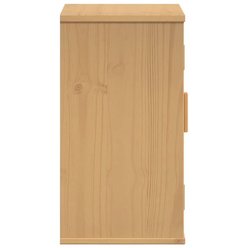 vidaXL Bathroom Cabinet Olden Brown 35 x 30 x 55 cm Solid Pine wood - 13.78 x 11.81 x 21.65 in