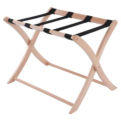 Scarlett Luggage Rack Natural Finish