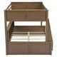 preview thumbnail 45 of 48, Twin XL / Full XL over Queen Bunk Bed with Open Cabinets and Charging Station, Storage Kids Bed Frame with Ladder