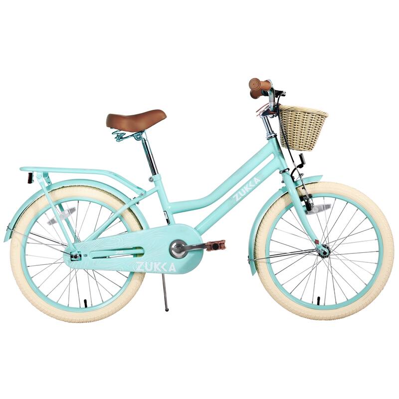 Multiple Colors Girls Bike with Basket for 7-10 Years Old Kids, 20 inch wheel, No Training Wheels Included